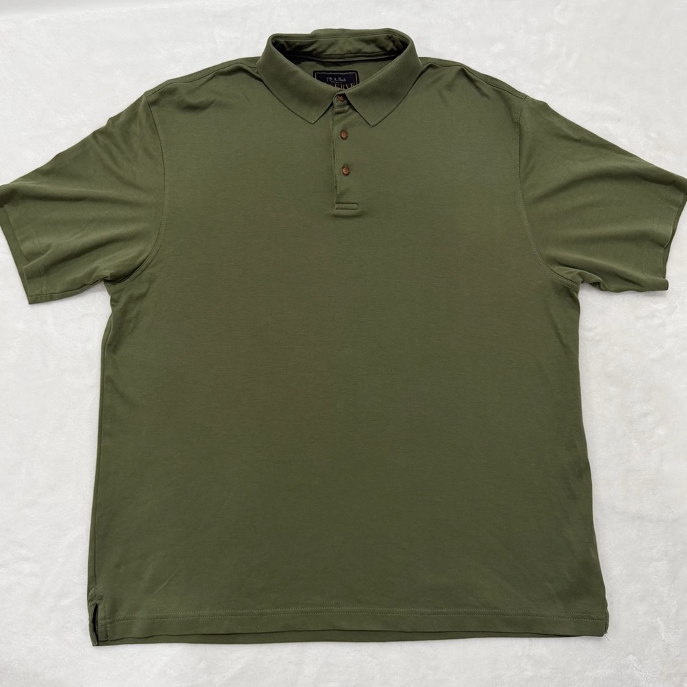 Jos. A. Bank Reserve Size L Forest Green Polo Shirt | Classic Fit | Short Sleeve